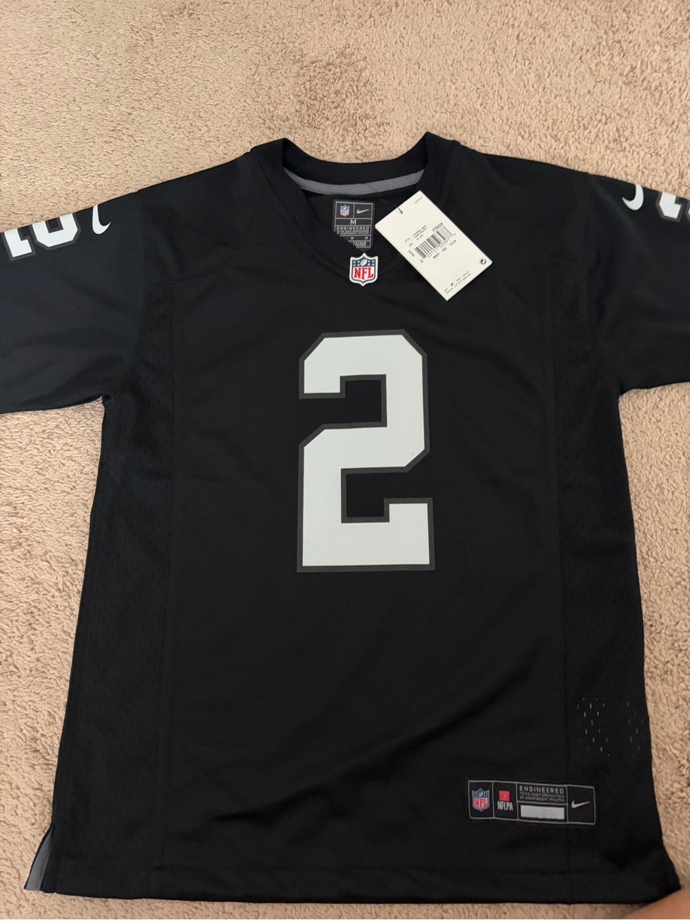 Ashton Jeanty Las Vegas Raiders Nike Youth Game Jersey